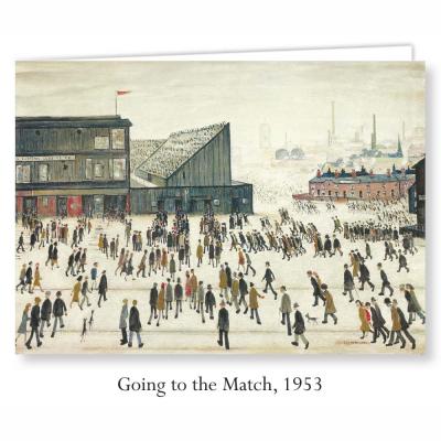Going to the Match by L S Lowry